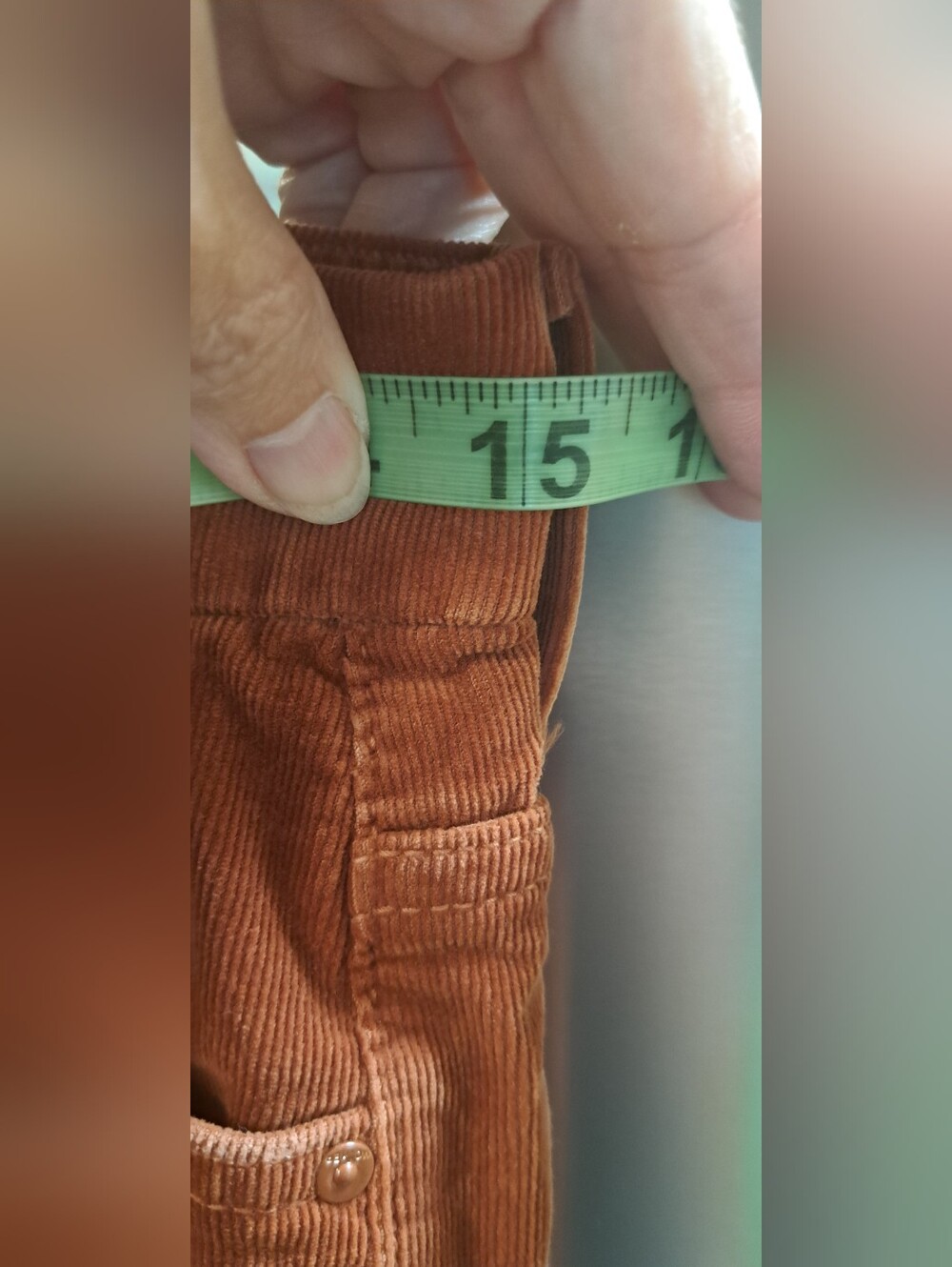 MOTHER Corduroy Pants High Waisted Looker Ankle Hopscotch USA Sz 29 - Picture 7 of 11